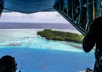 374 AEW conduct airdrop over Federated States of Micronesia during OCD25