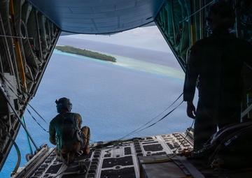 374 AEW conduct airdrop over Federated States of Micronesia during OCD25
