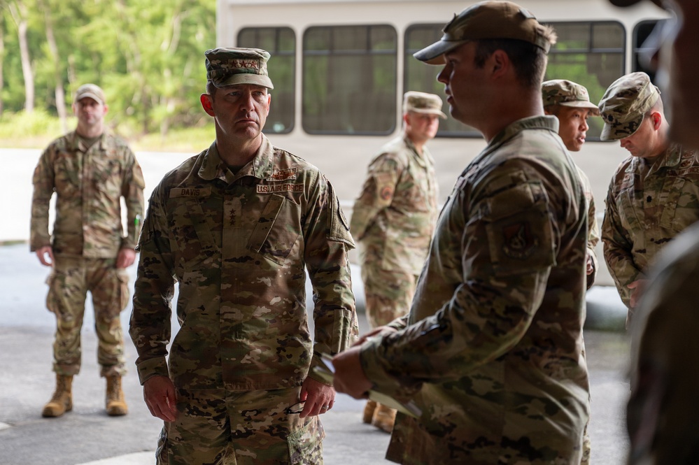 11th Air Force commander tours Andersen AFB, witnesses ‘Forward Edge’