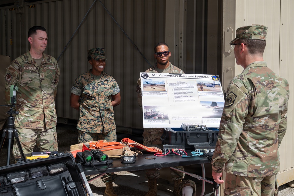 11th Air Force commander tours Andersen AFB, witnesses ‘Forward Edge’