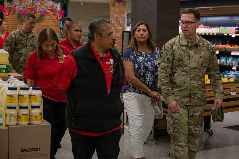 11th Air Force commander tours Andersen AFB, witnesses ‘Forward Edge’