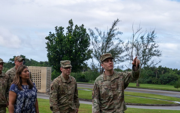 11th Air Force commander tours Andersen AFB, witnesses ‘Forward Edge’