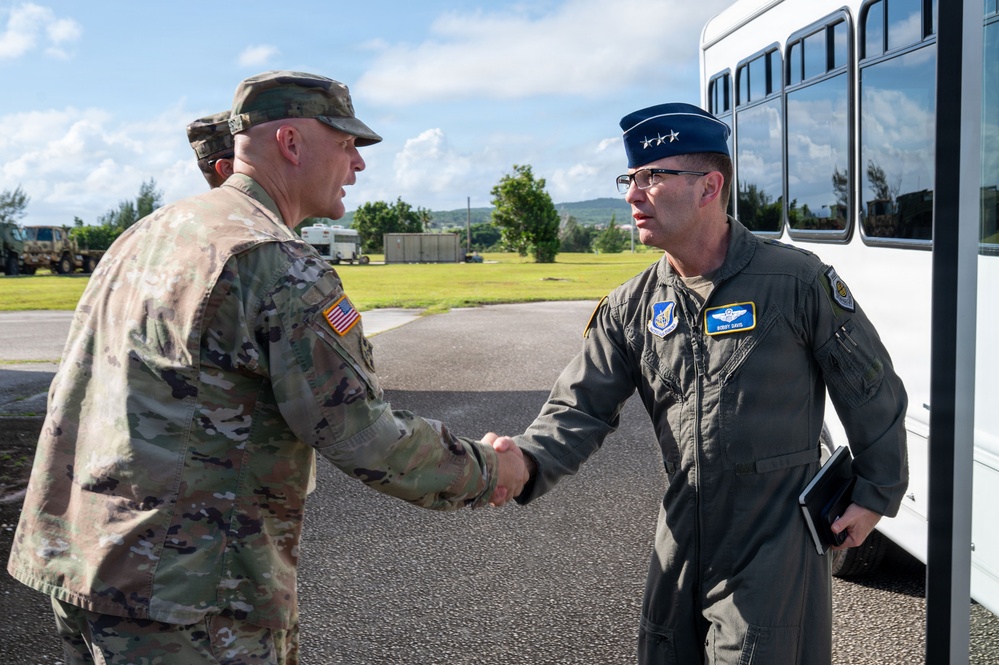 11th Air Force commander tours Andersen AFB, witnesses ‘Forward Edge’