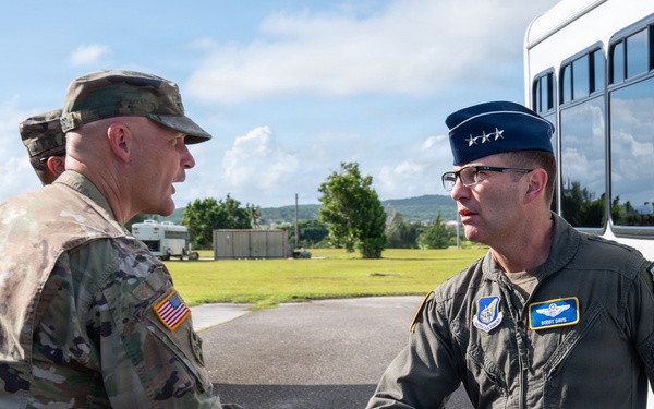 11th Air Force commander tours Andersen AFB, witnesses ‘Forward Edge’