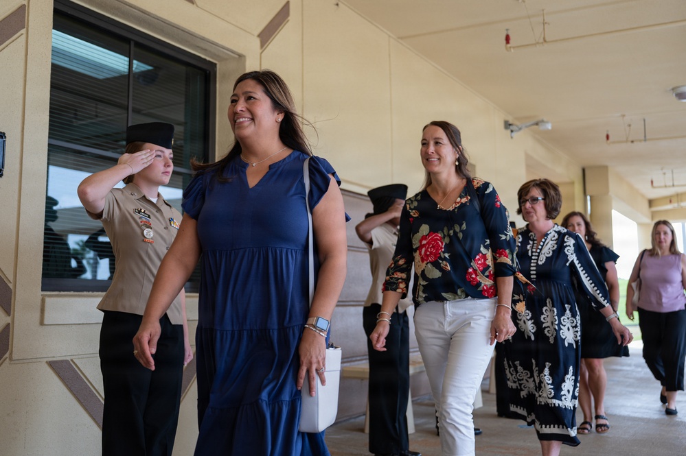11th AF key spouse visits Guam High School