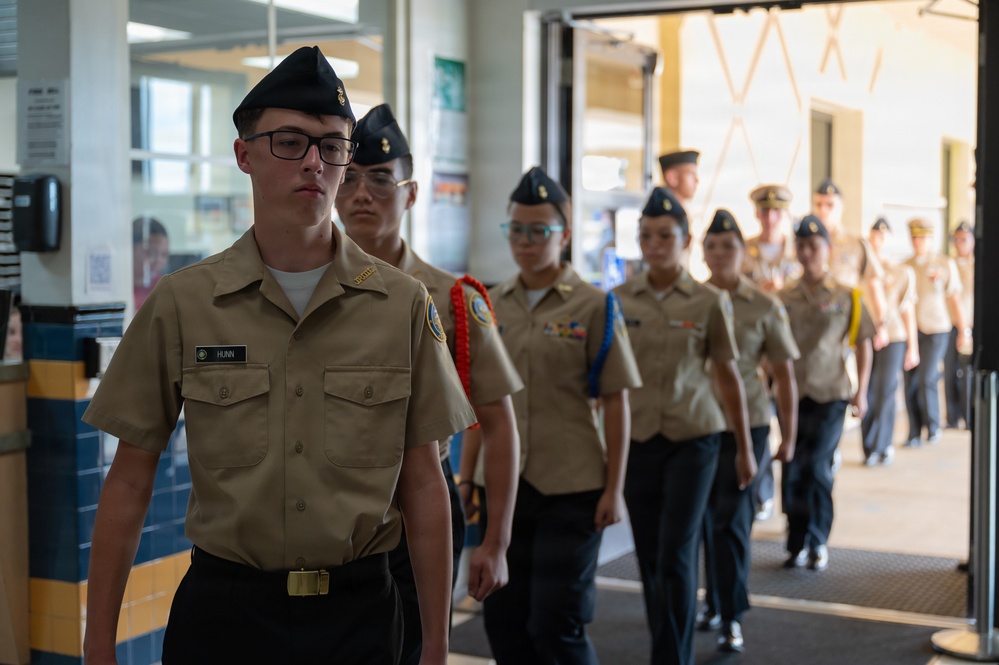 11th AF key spouse visits Guam High School