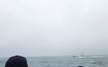 USS Robert Smalls Conducts Division Tactics with Vietnam People’s Navy