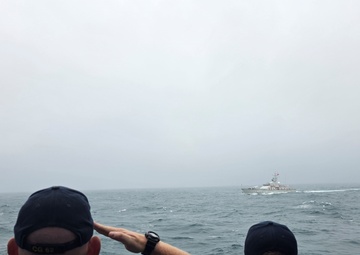 USS Robert Smalls Conducts Division Tactics with Vietnam People’s Navy