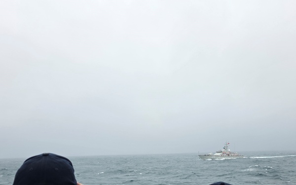 USS Robert Smalls Conducts Division Tactics with Vietnam People’s Navy