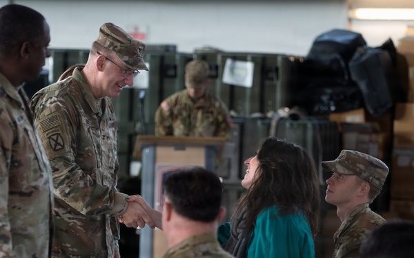 Bravo Company 1-214th General Support Aviation Battalion conducts change of command