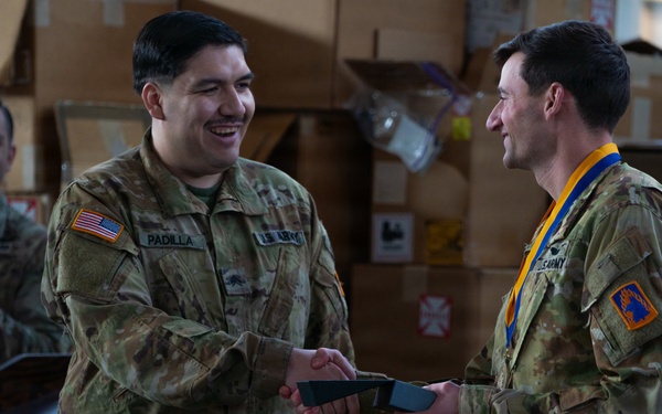 Bravo Company 1-214th General Support Aviation Battalion conducts change of command