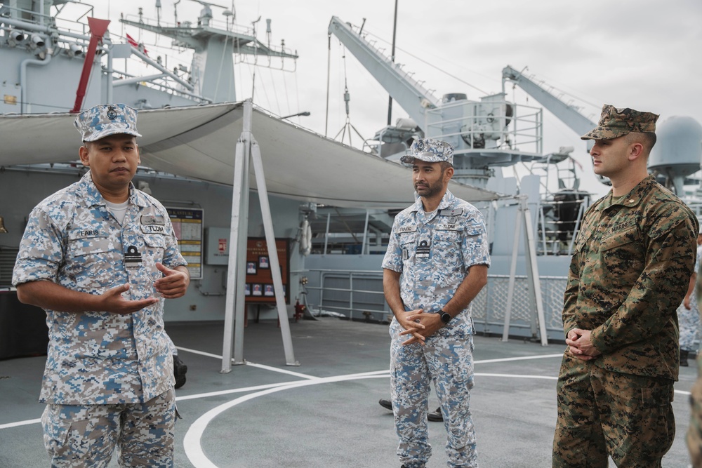 MRF-SEA Marines Visit KD Kasturi during CARAT Malaysia 2025