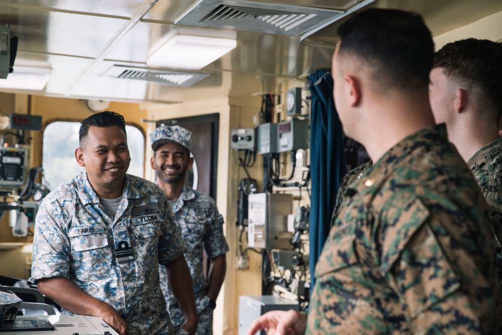 MRF-SEA Marines Visit KD Kasturi during CARAT Malaysia 2025