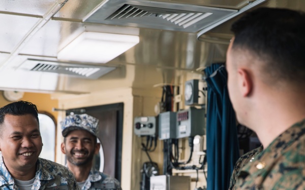 MRF-SEA Marines Visit KD Kasturi during CARAT Malaysia 2025