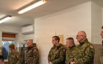 NATO and local officials observe U.S. Abrams gunnery at BPTA