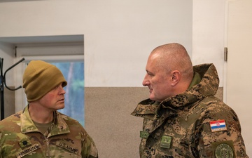 NATO and local officials observe U.S. Abrams gunnery at BPTA