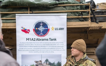NATO and local officials observe U.S. Abrams gunnery at BPTA