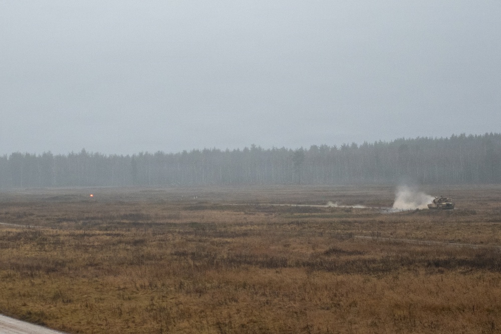3-8 CAV Showcases Abrams Lethality During Table V Gunnery at BPTA