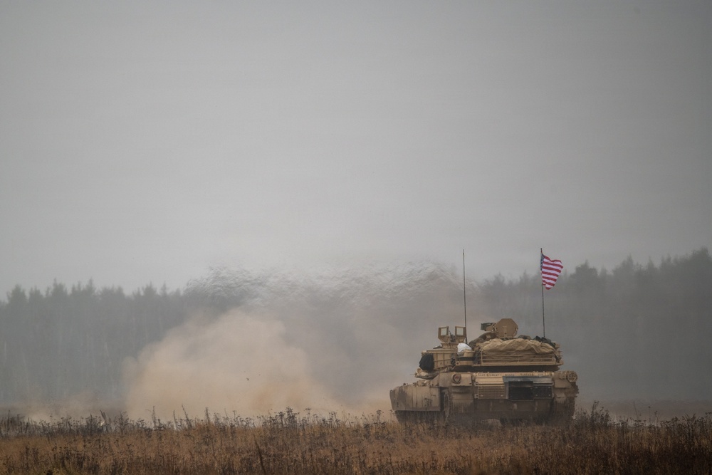 3-8 CAV Showcases Abrams Lethality During Table V Gunnery at BPTA