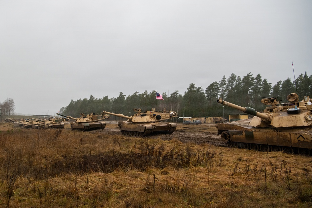 3-8 CAV Showcases Abrams Lethality During Table V Gunnery at BPTA