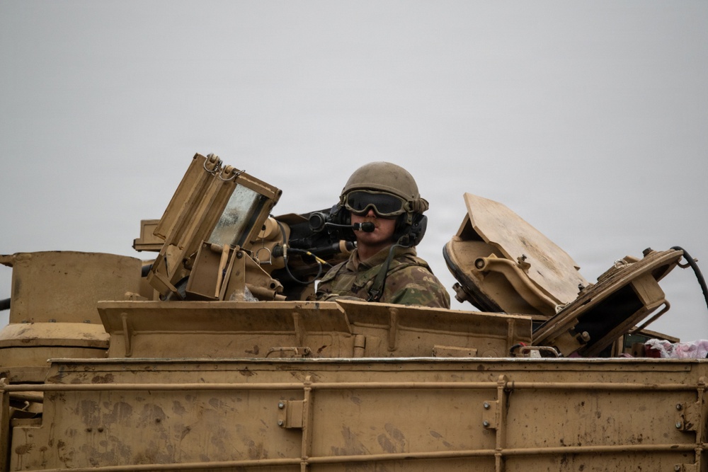 3-8 CAV Showcases Abrams Lethality During Table V Gunnery at BPTA