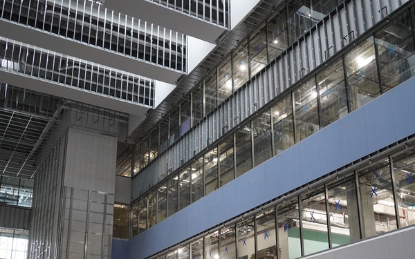 construction continues on the Louisville Medical Center Dec. 10, 2025