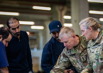 Humanitarian aid operations at the Civil-Military Coordination Center