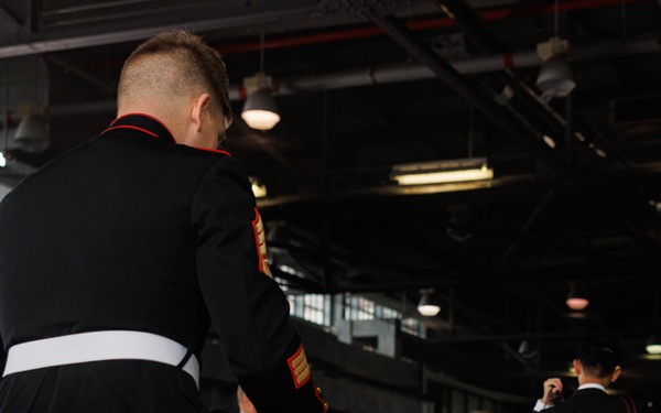 First Lady Melania Trump visits Quantico