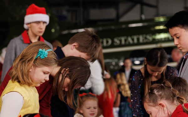 First Lady Melania Trump visits Quantico