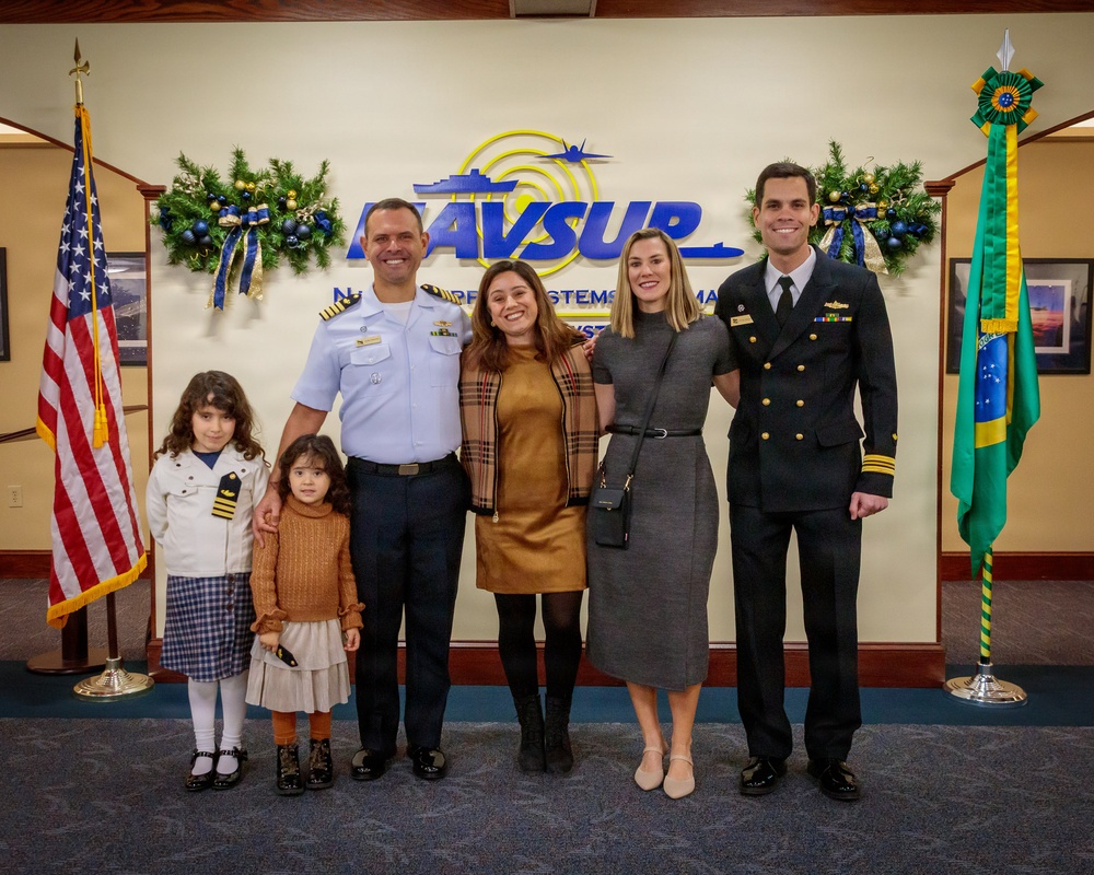 Brazilian officer visit and promotion at NAVSUP WSS