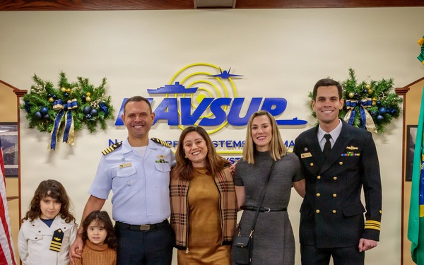 Brazilian officer visit and promotion at NAVSUP WSS
