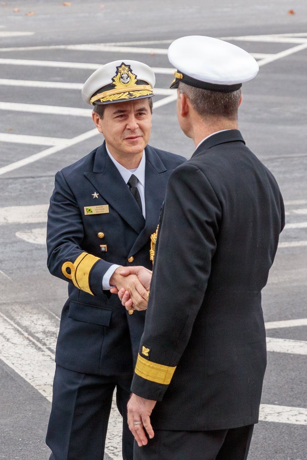 Brazilian officer visit and promotion at NAVSUP WSS