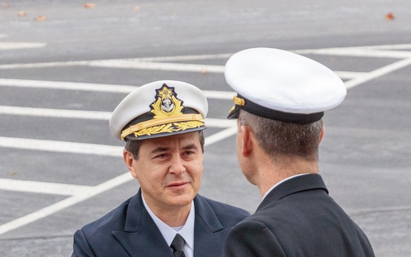 Brazilian officer visit and promotion at NAVSUP WSS