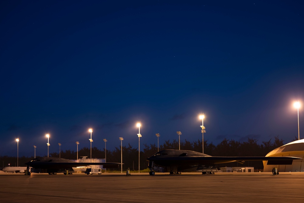 B-2s return from mission