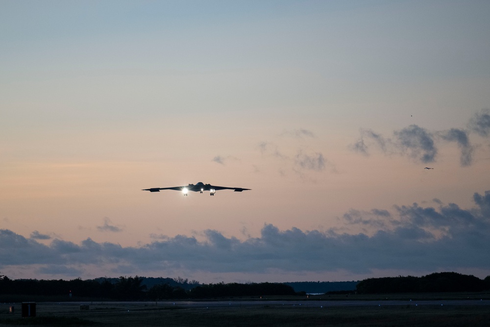 B-2s return from mission