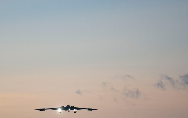 B-2s return from mission