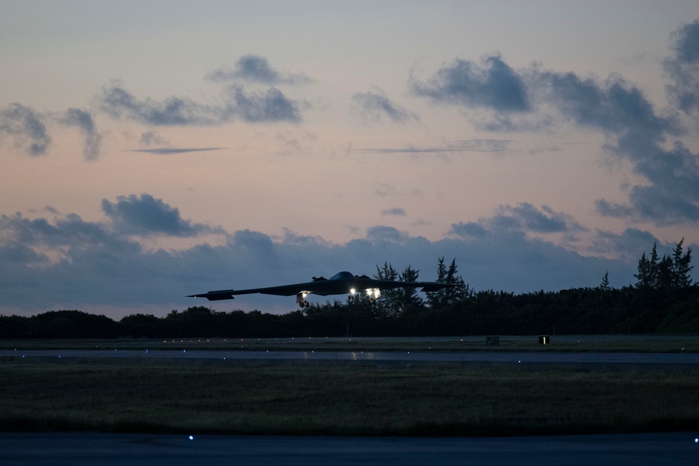 B-2s return from mission