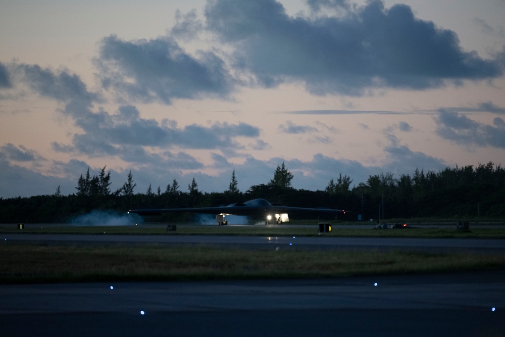 B-2s return from mission