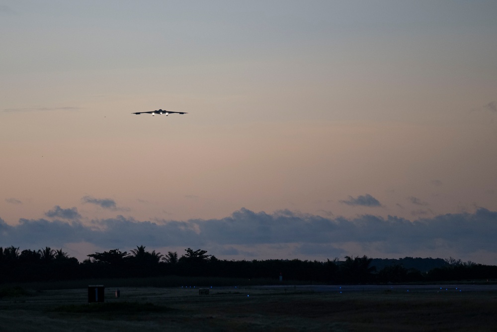 B-2s return from mission
