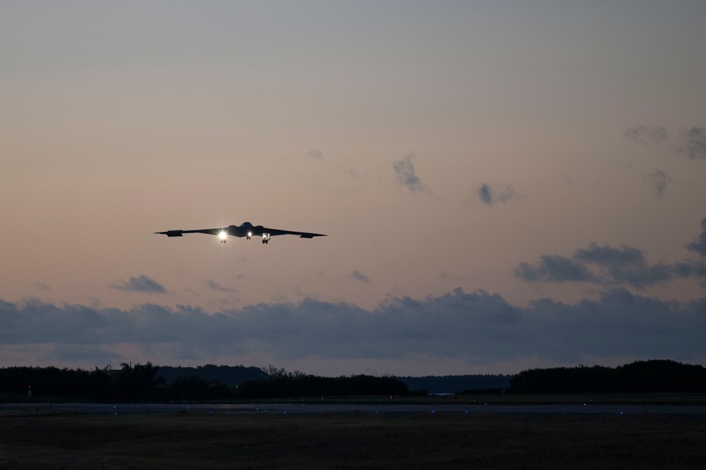 B-2s return from mission