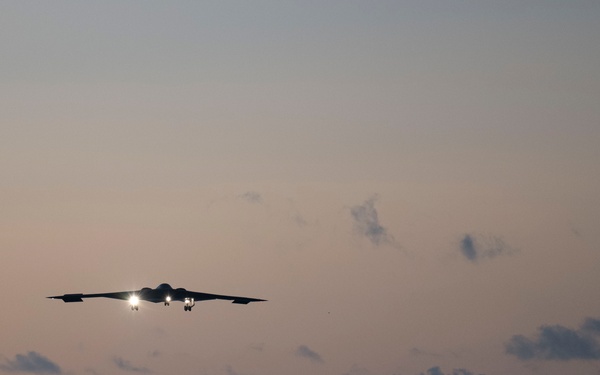 B-2s return from mission