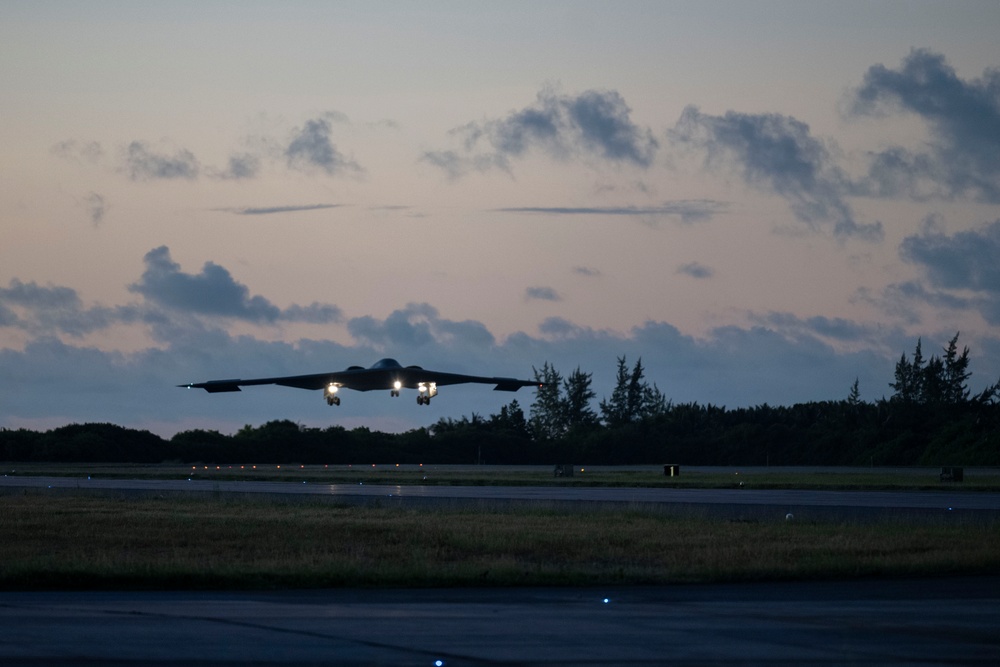 B-2s return from mission