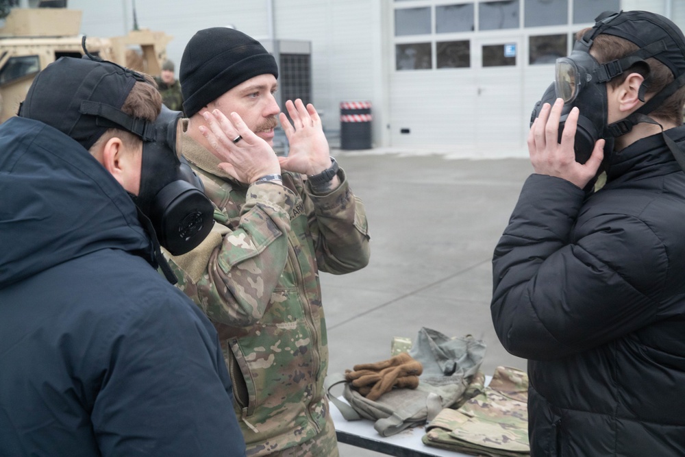 NATO Force Integration Conducts School Project in Lithuania