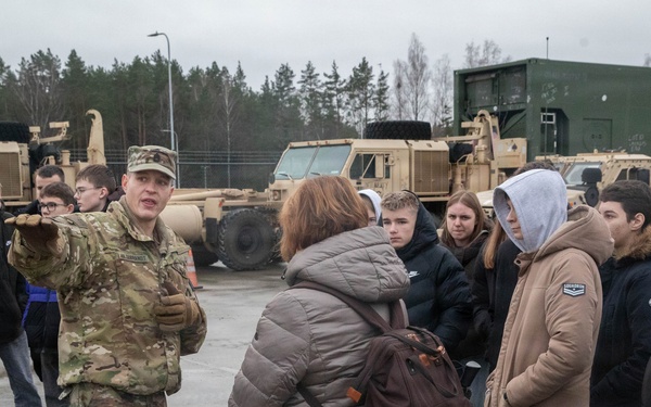 NATO Force Integration Conducts School Project in Lithuania