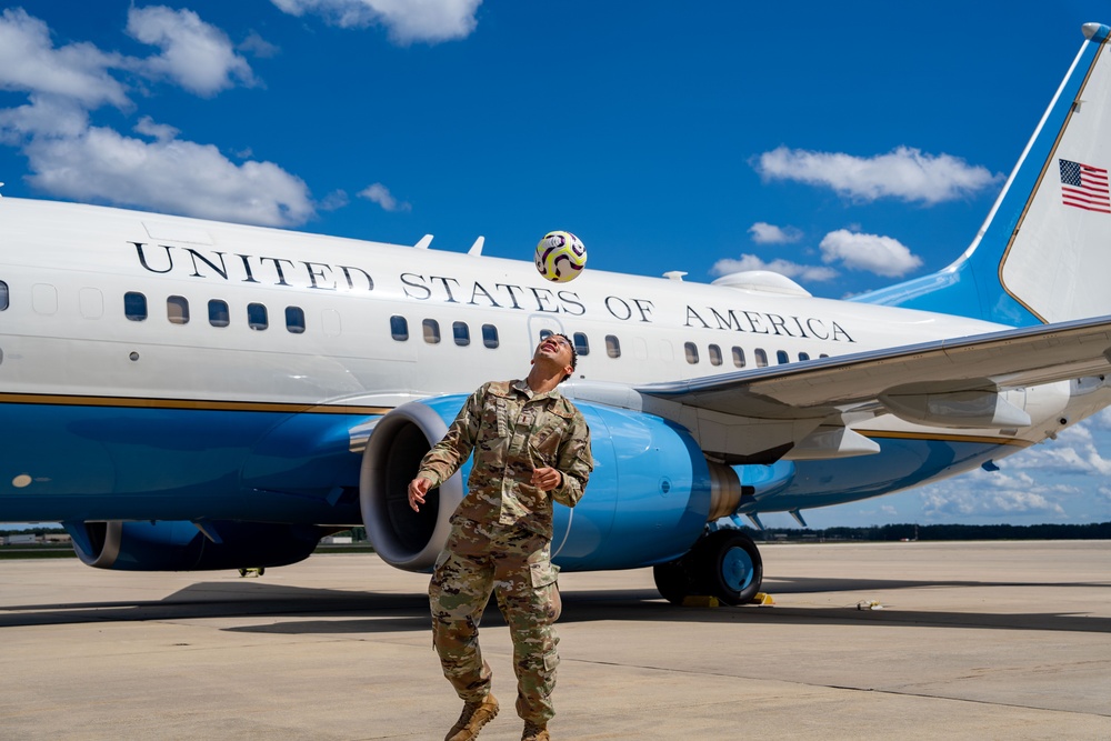 When PERFECTION meets the soccer pitch