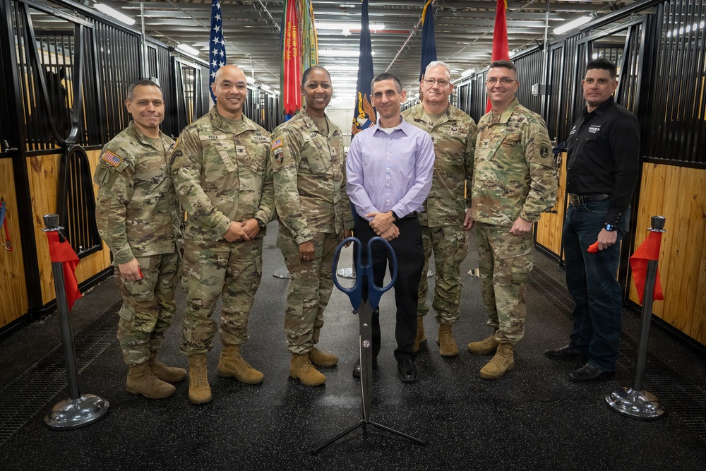Ribbon Cutting Ceremony Officially Opens Old Guard Interim Stables