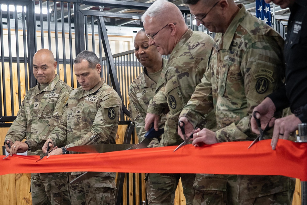 Ribbon Cutting Ceremony Officially Opens Old Guard Interim Stables