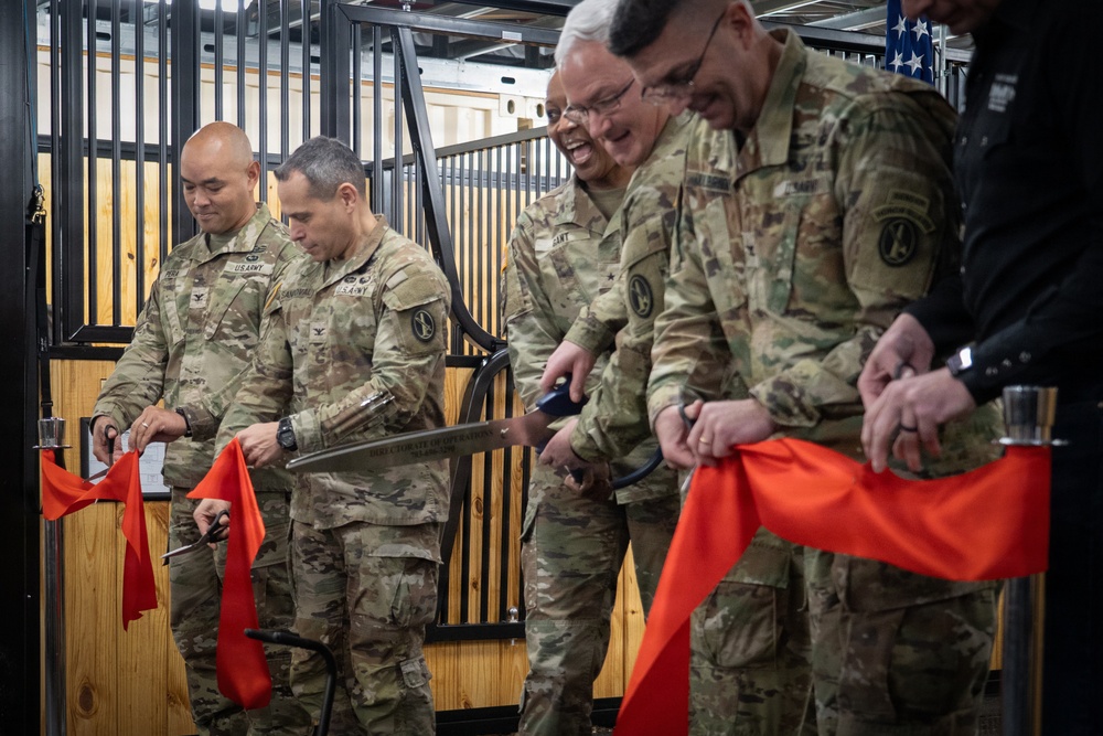 Ribbon Cutting Ceremony Officially Opens Old Guard Interim Stables
