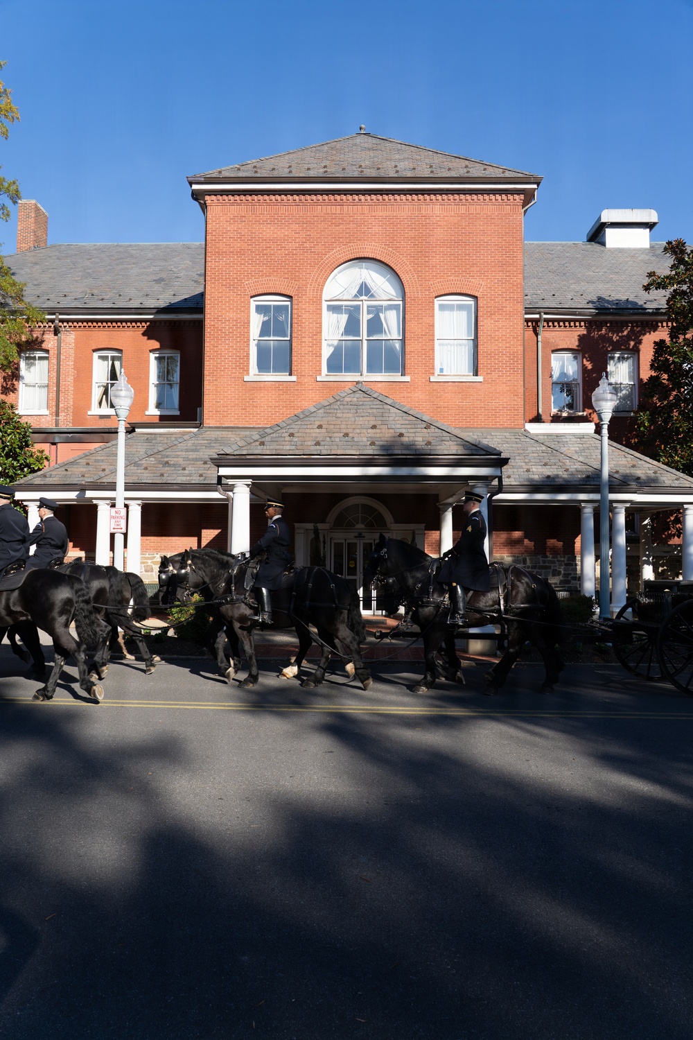 Tradition Meets History: Old Guard Caisson at Patton Hall