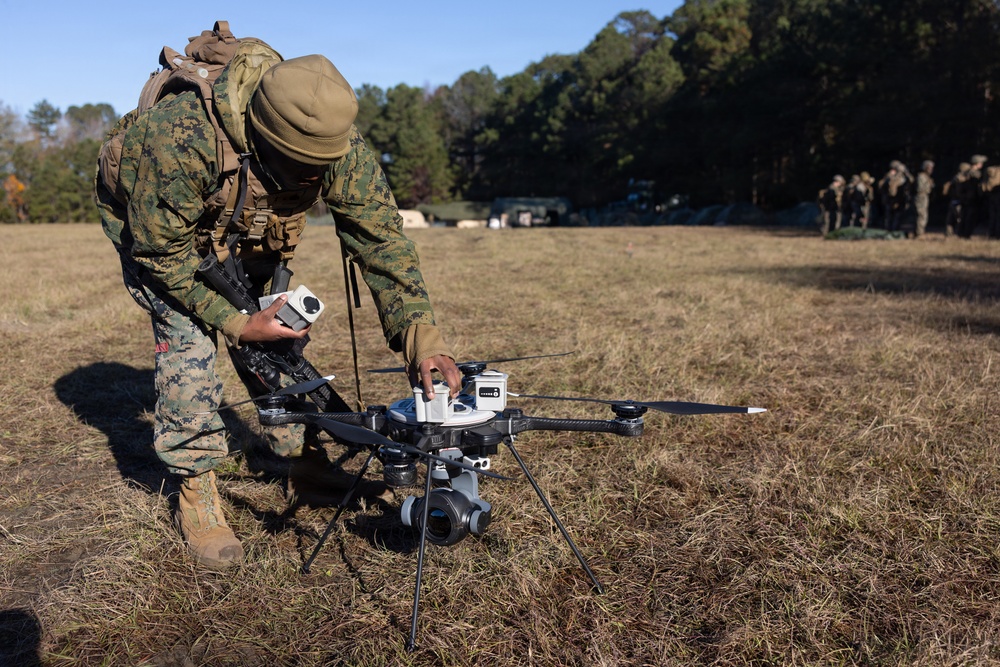 Combat Logistics Battalion 24 Uses sUAS For Patrolling Reconnaissance